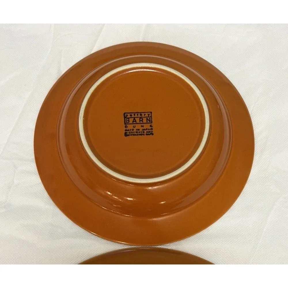 Vtg Pottery Barn Dune Persimmon Dinnerware Set Plate Bowl MCM Boho Replacement